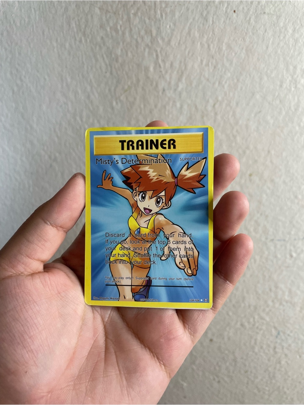 Pokemon Yellow & Blue Swim Bikini Card Art